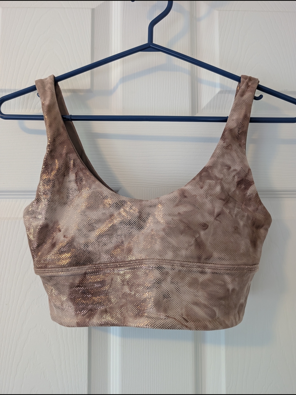 Lululemon Align Bra Diamond Dye Misty Shell Cacao Diffuse Dot Foil Size 6